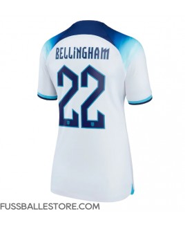 Günstige England Jude Bellingham #22 Heimtrikot Damen WM 2022 Kurzarm